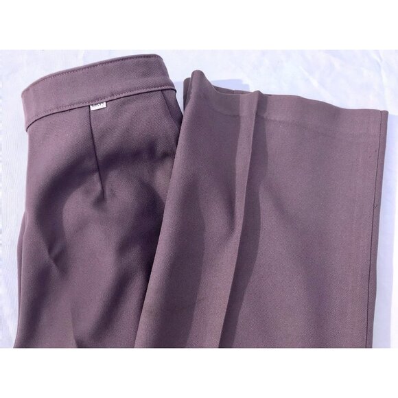 Vtg 70s Levi’s Purple Poly Pants Women’s 2 27” High Waist Wide Leg HTF Slacks - Picture 2 of 16